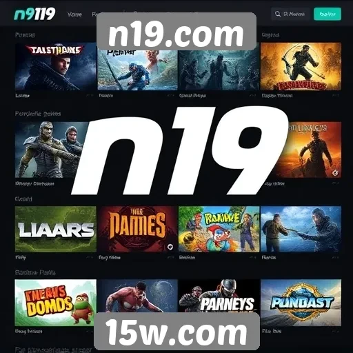 Análise da biblioteca de jogos disponíveis no n19.com